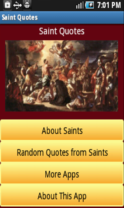 Free Saint Quotes Android App