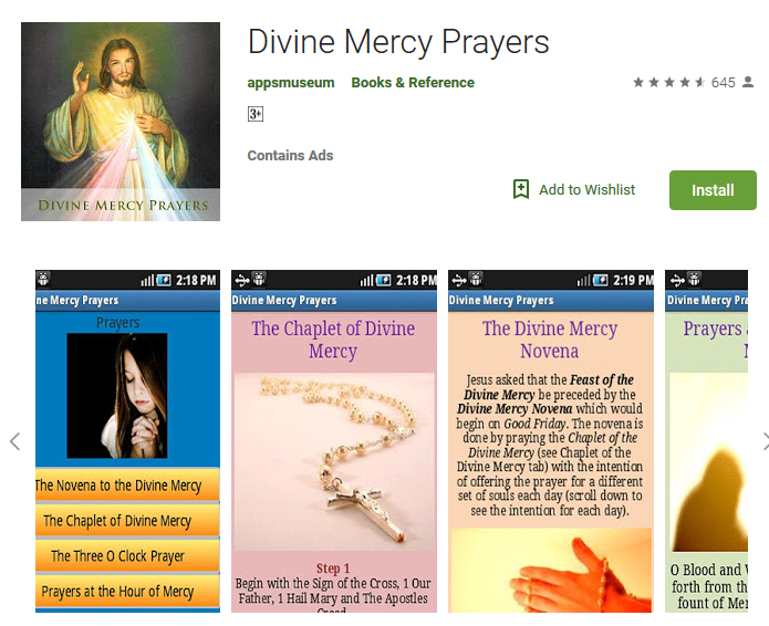 FREE Android App – Divine Mercy Prayers – Download Now!