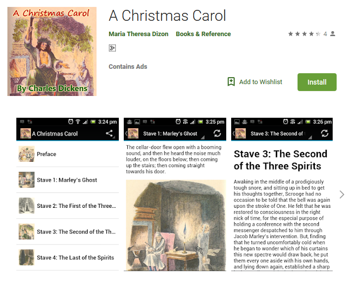 FREE Android App – A Christmas Carol – Download Now!