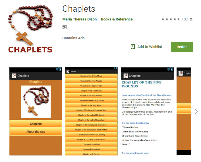 FREE Android App – Chaplets – Download Now!
