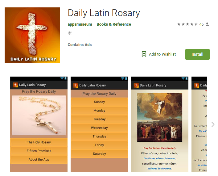 FREE Android App – Daily Latin Rosary – Download Now!