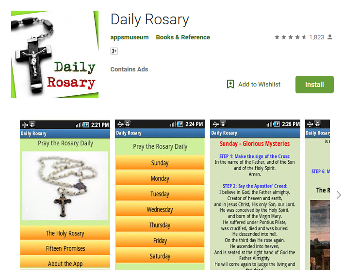 FREE Android App – Daily Rosary – Download Now!