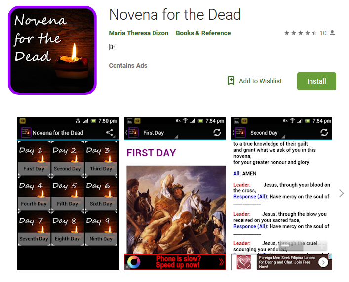 FREE Android App – Novena for the Dead – Download Now!