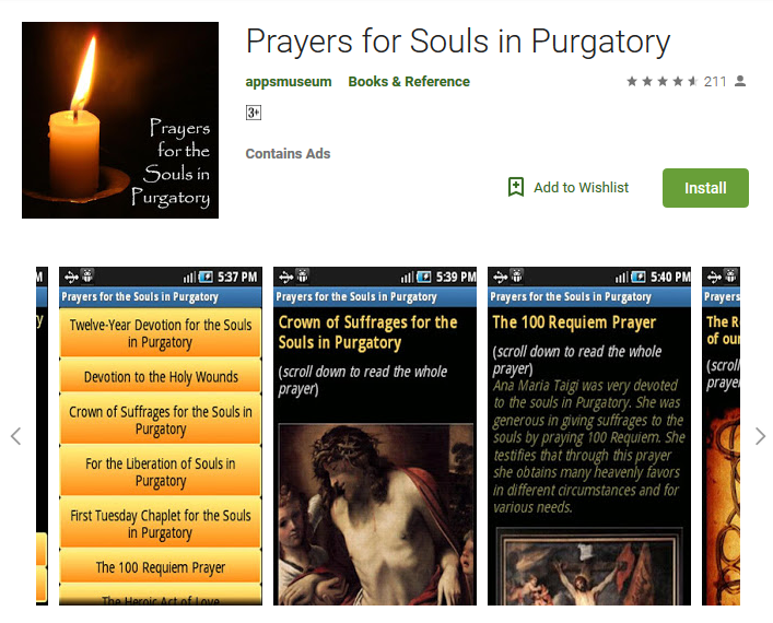 FREE Android App – Prayers for Souls in Purgatory – Download Now!