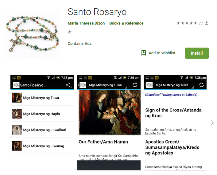 FREE Android App – Santo Rosaryo – Download Now!