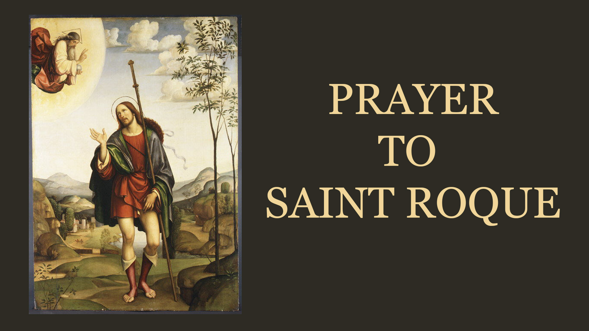 Prayer to Saint Roque Against Illnesses