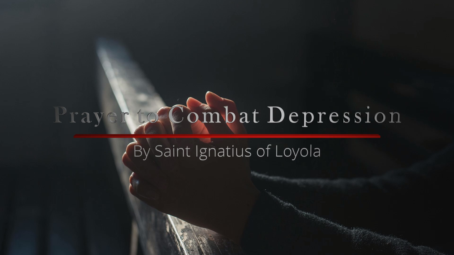 Prayer to Combat Depression
