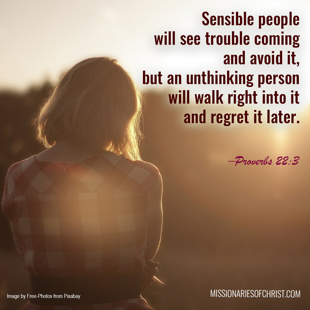 Bible Verse on Being Sensible