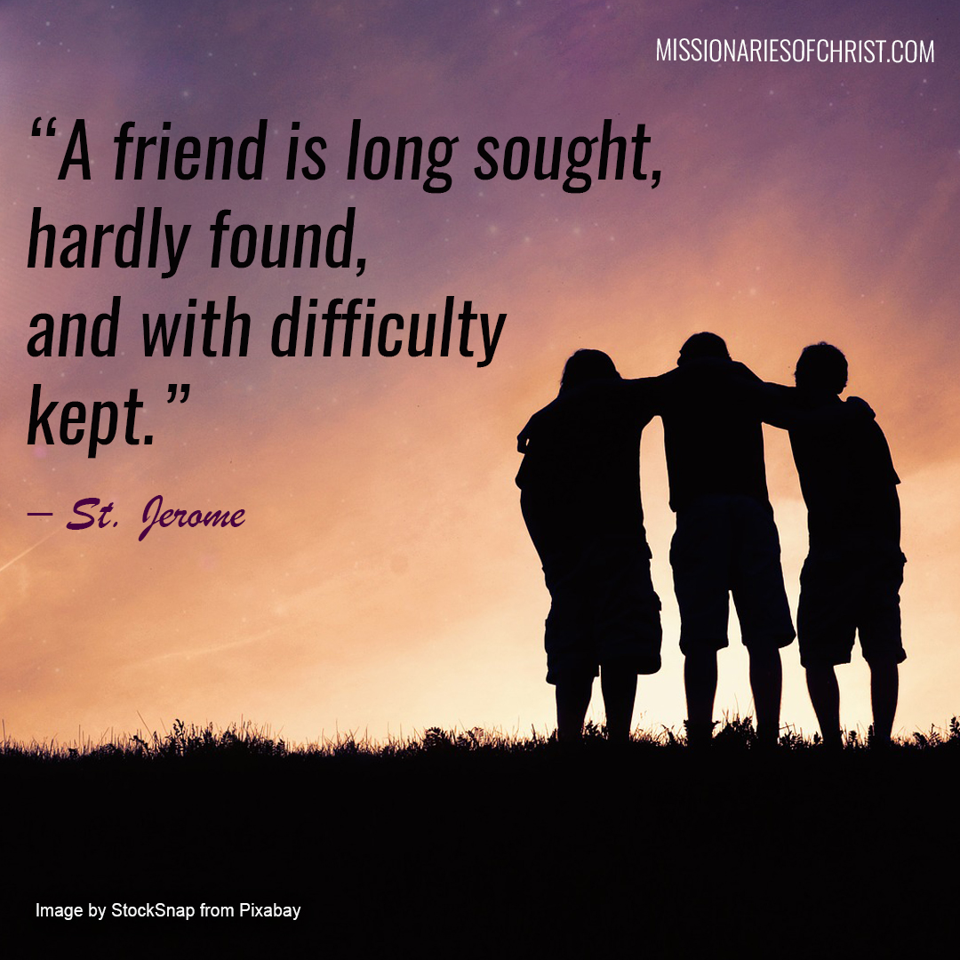 Saint Jerome Quote on Friendship