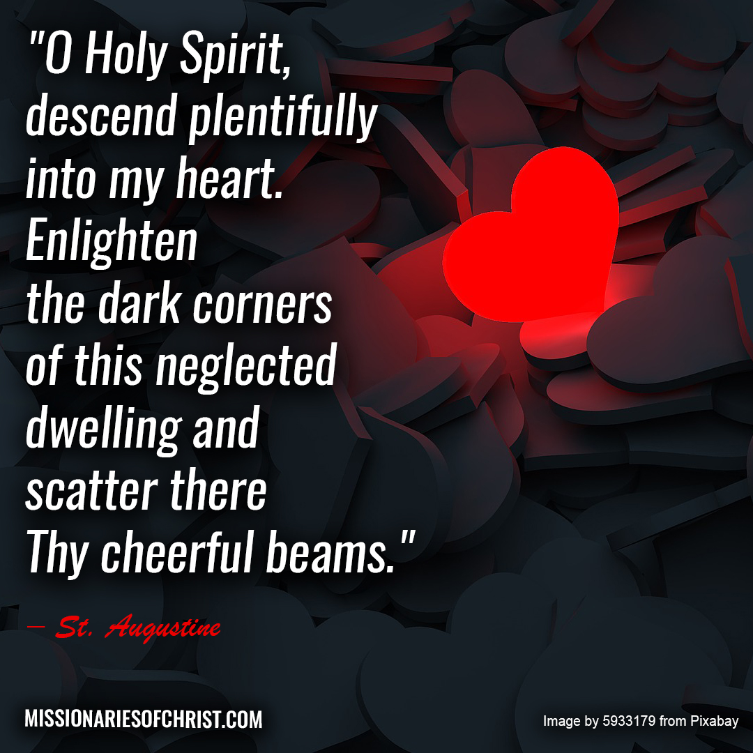Saint Augustine Quote Prayer to the Holy Spirit