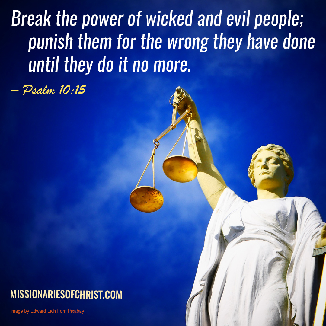 Bible Verse About Punishing Wicked People