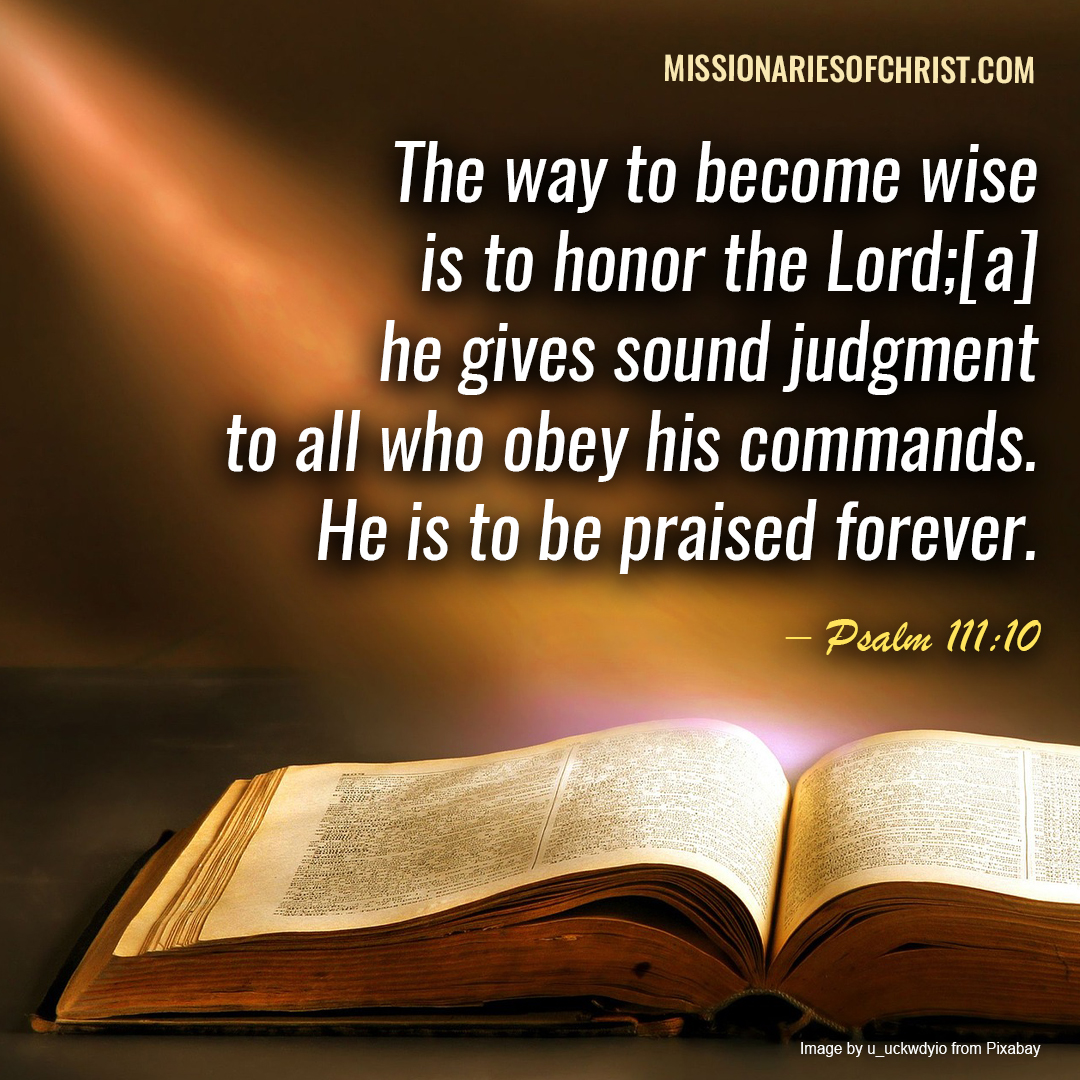 Bible Verse on How to Become Wise