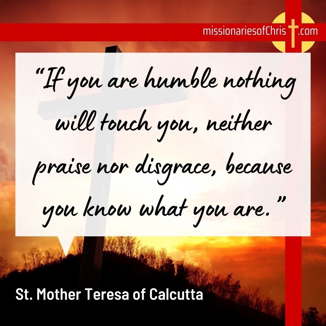 Saint Mother Teresa Quote on Humility