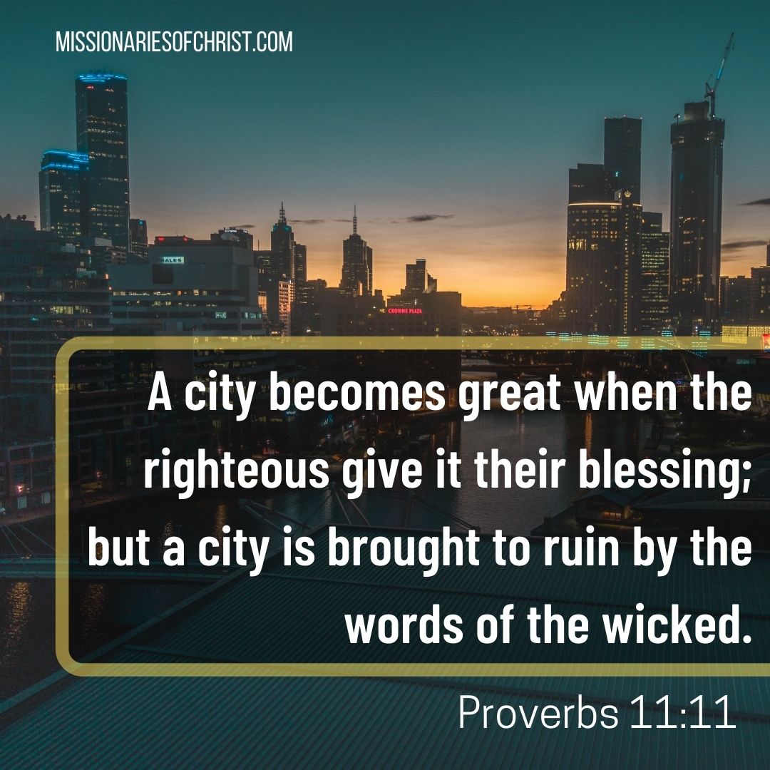 Bible Verse on Great Cities