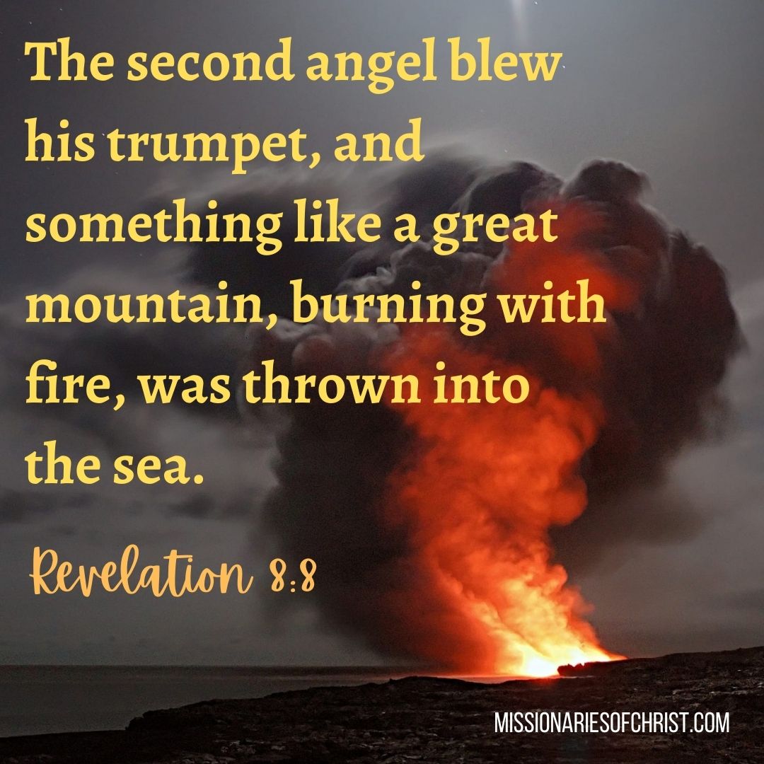 Revelation Verse on the Second Trumpet