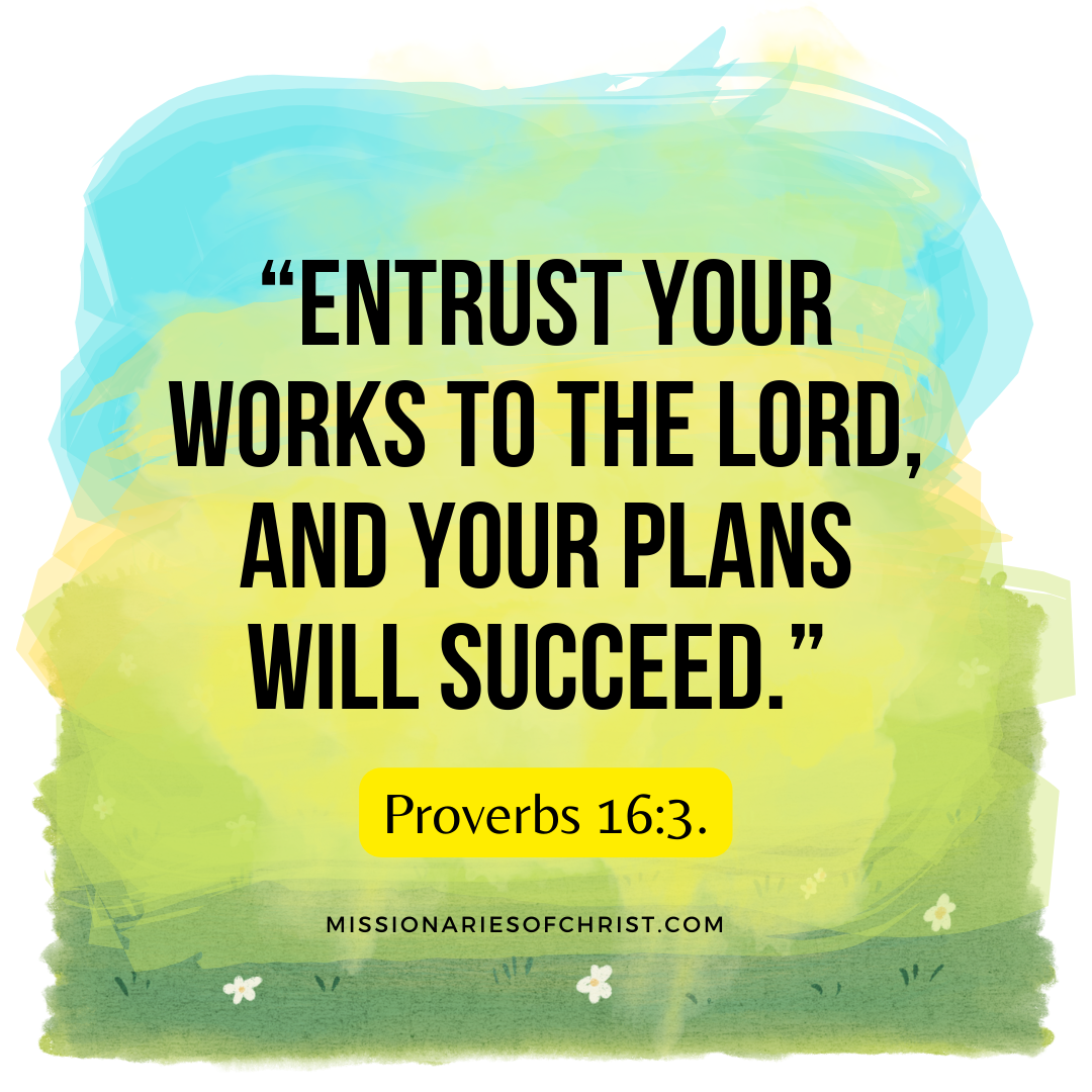 Bible Verse About Entrusting Works to God