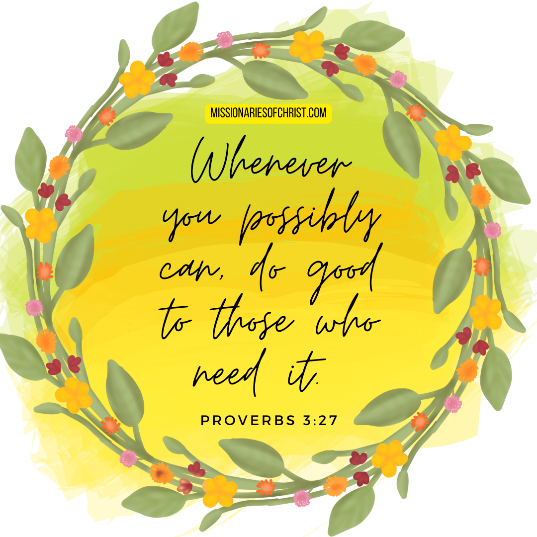Bible Verse on Doing Good