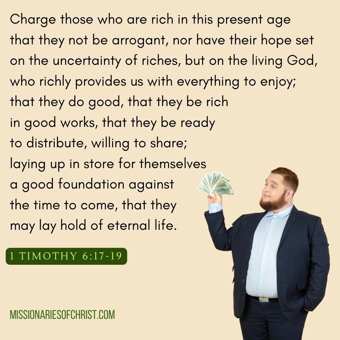 Bible Verses About What the Wealthy Should Do