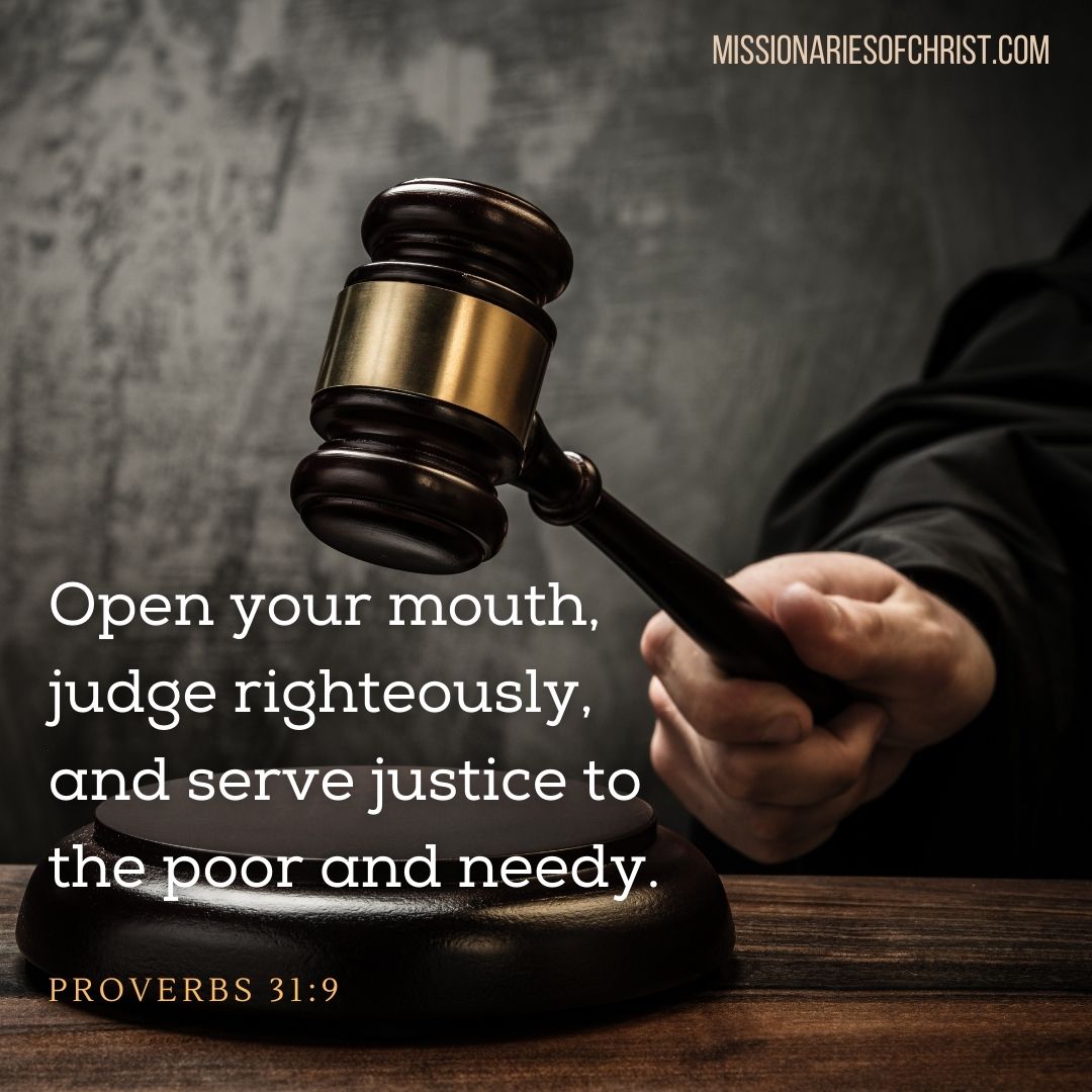 Bible Verse About Judging Righteously