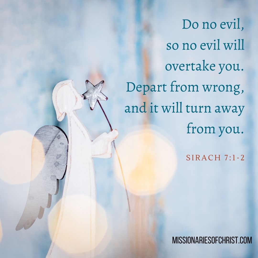 Bible Verse on Not Doing Evil