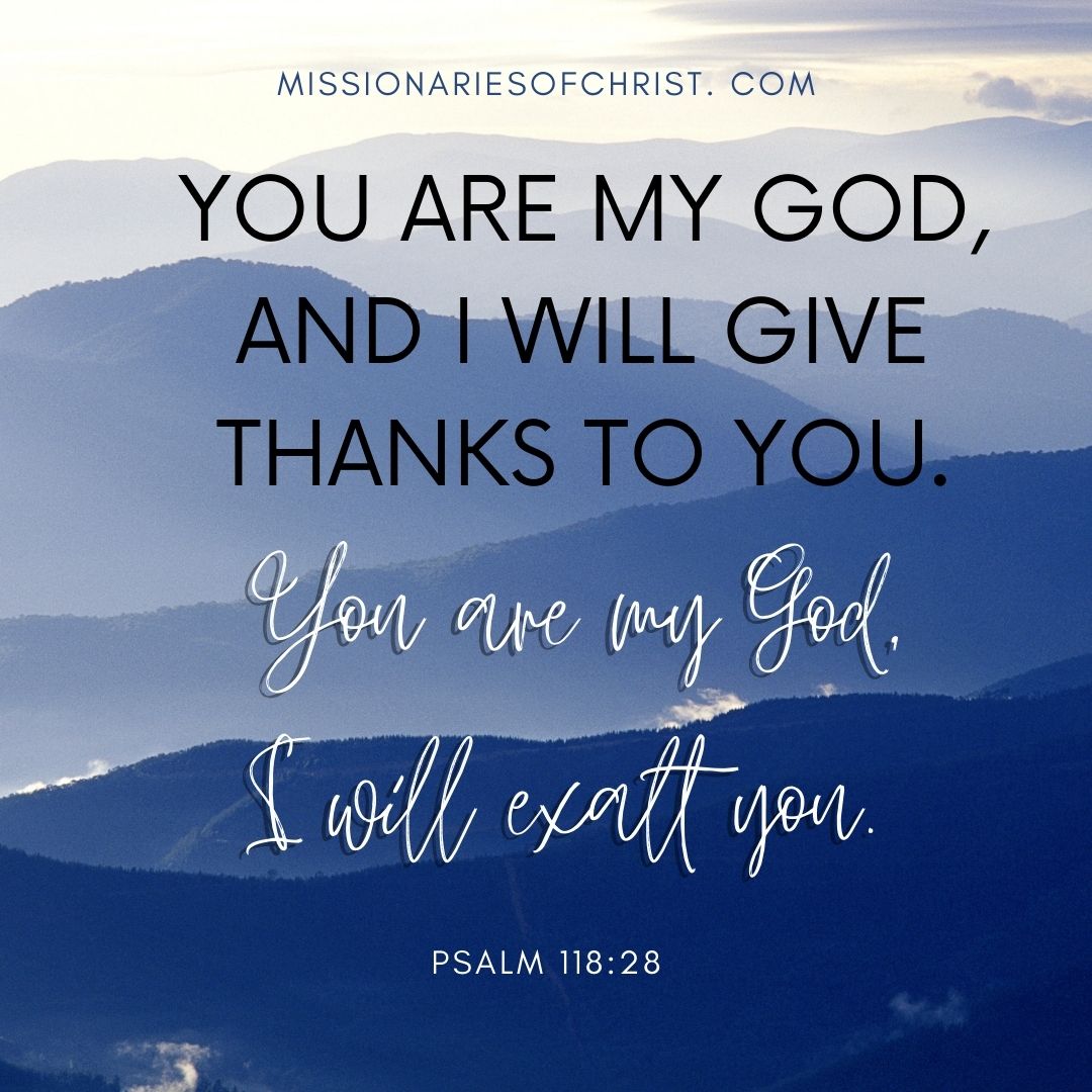 Bible Verse About Giving Thanks to God