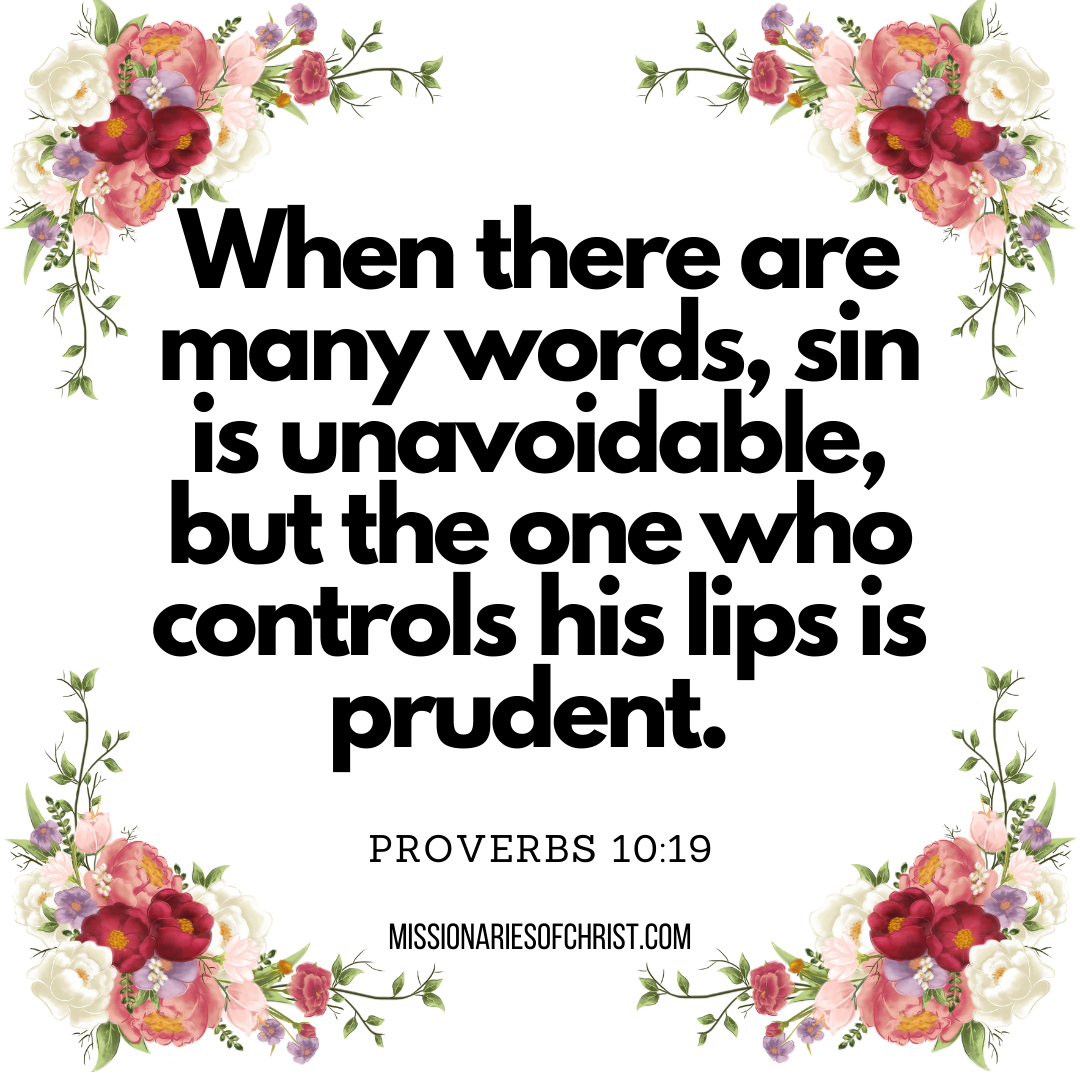 Bible Verse About Controlling One’s Lips