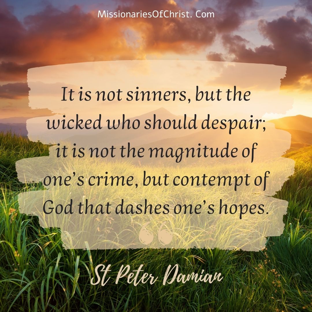 Saint Peter Damian Quote About the Wicked