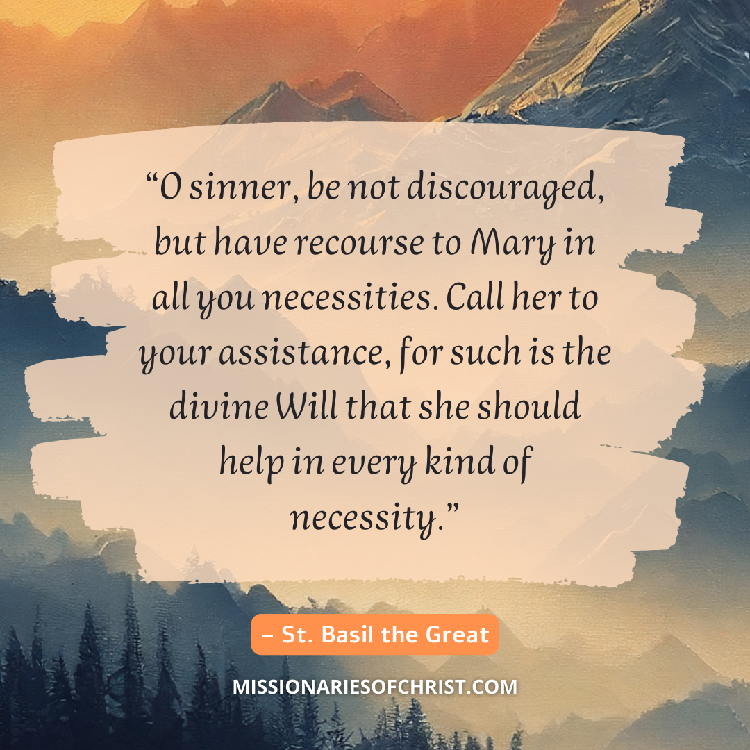 Saint Basil the Great Quote on Not Getting Discouraged