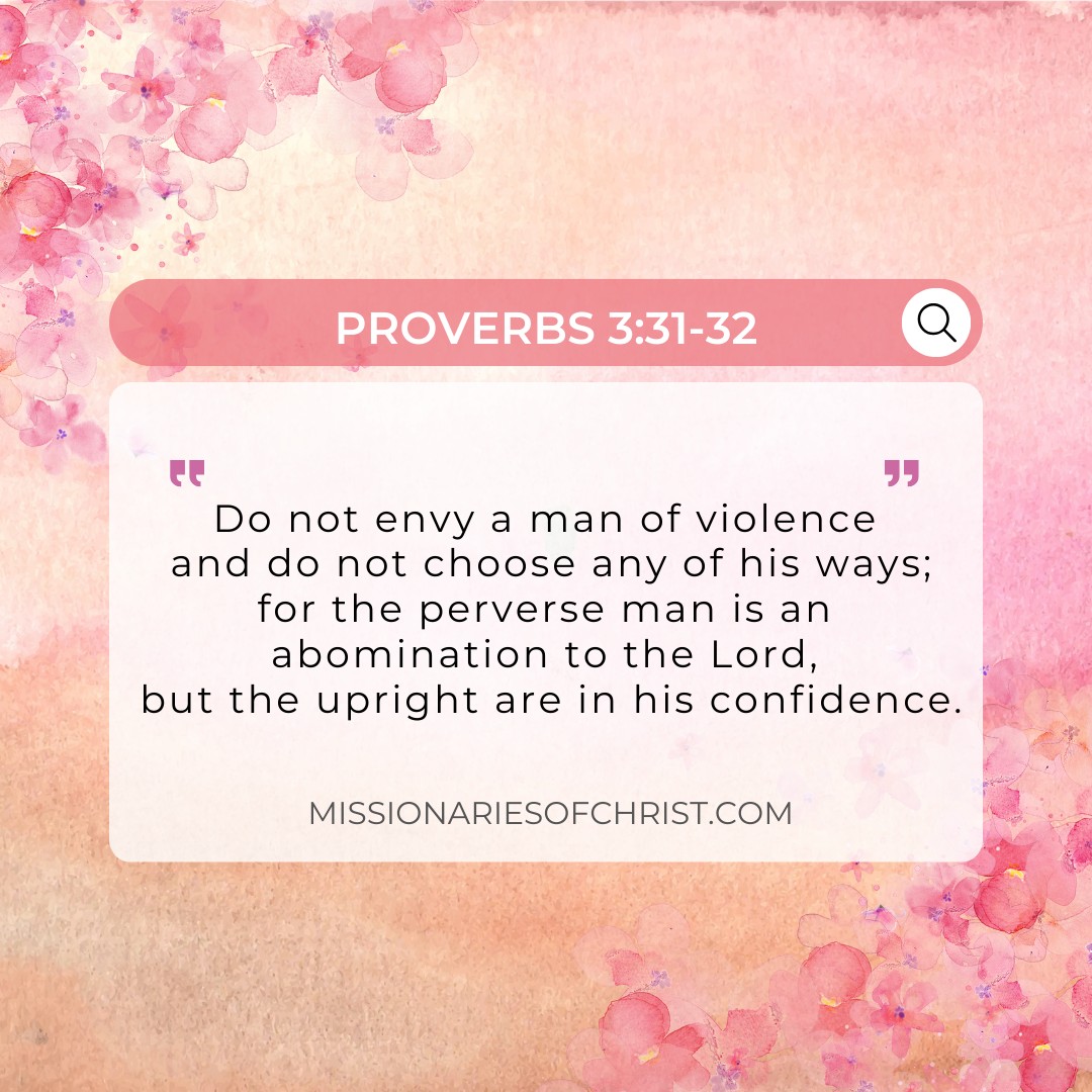 Bible Verse About A Man of Violence