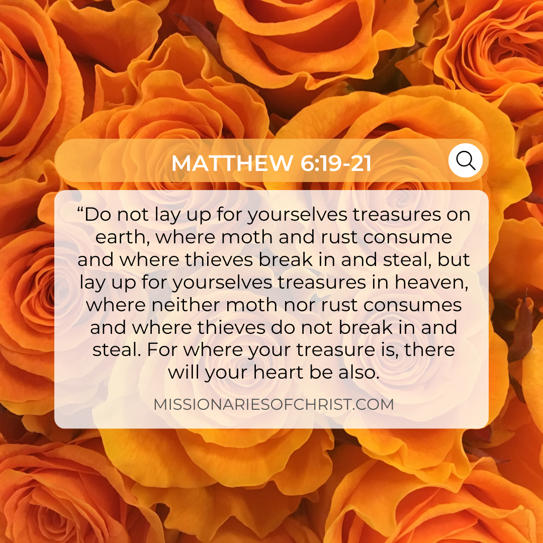 Bible Verse on Where to Lay Treasures