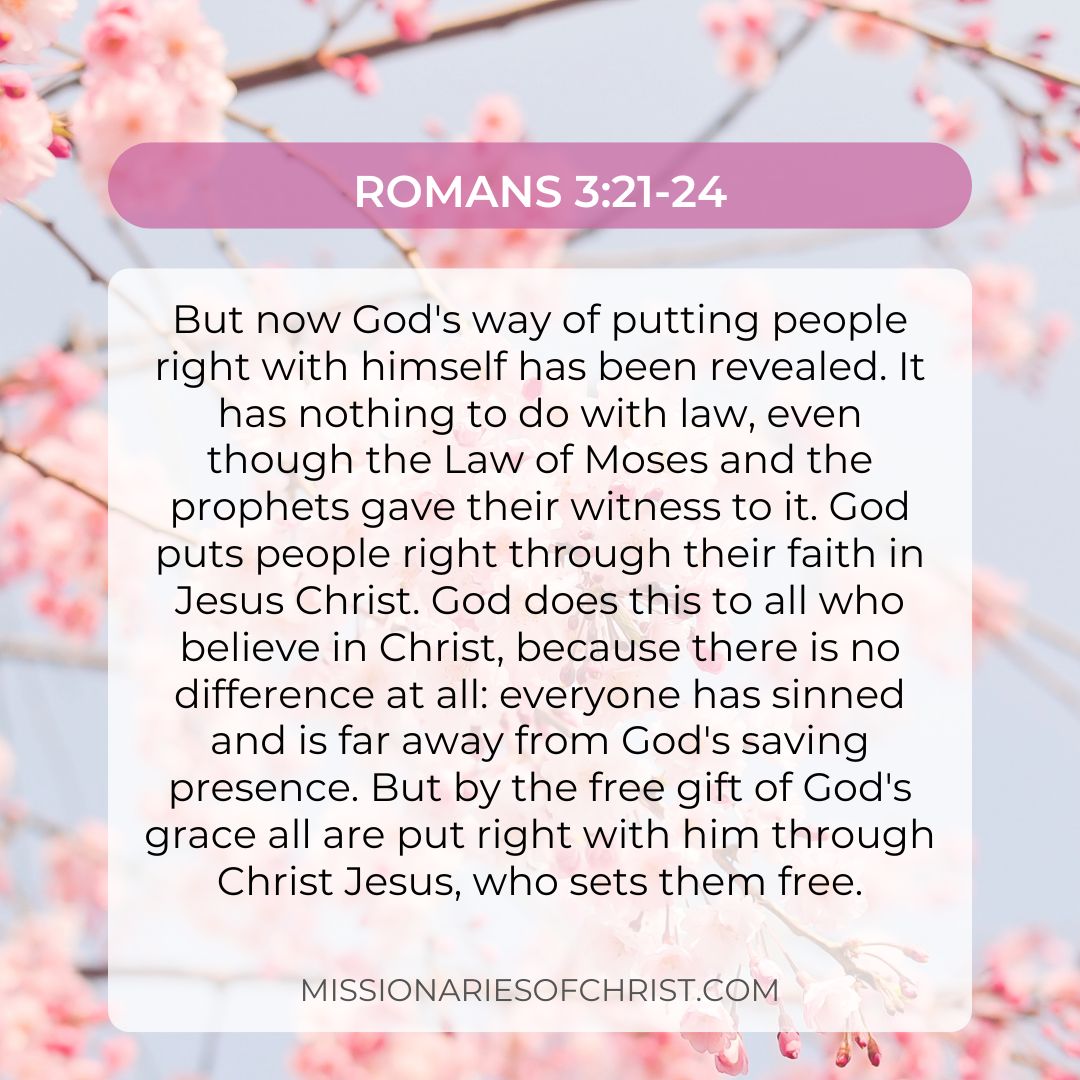 Bible Verses About How People Are Put Right with God