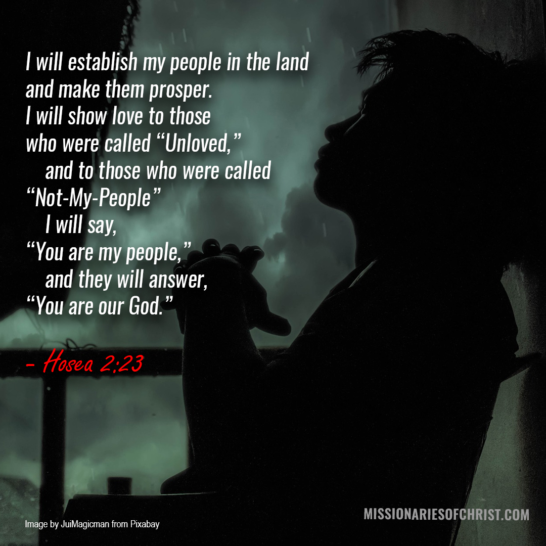 Bible verse about the Unloved