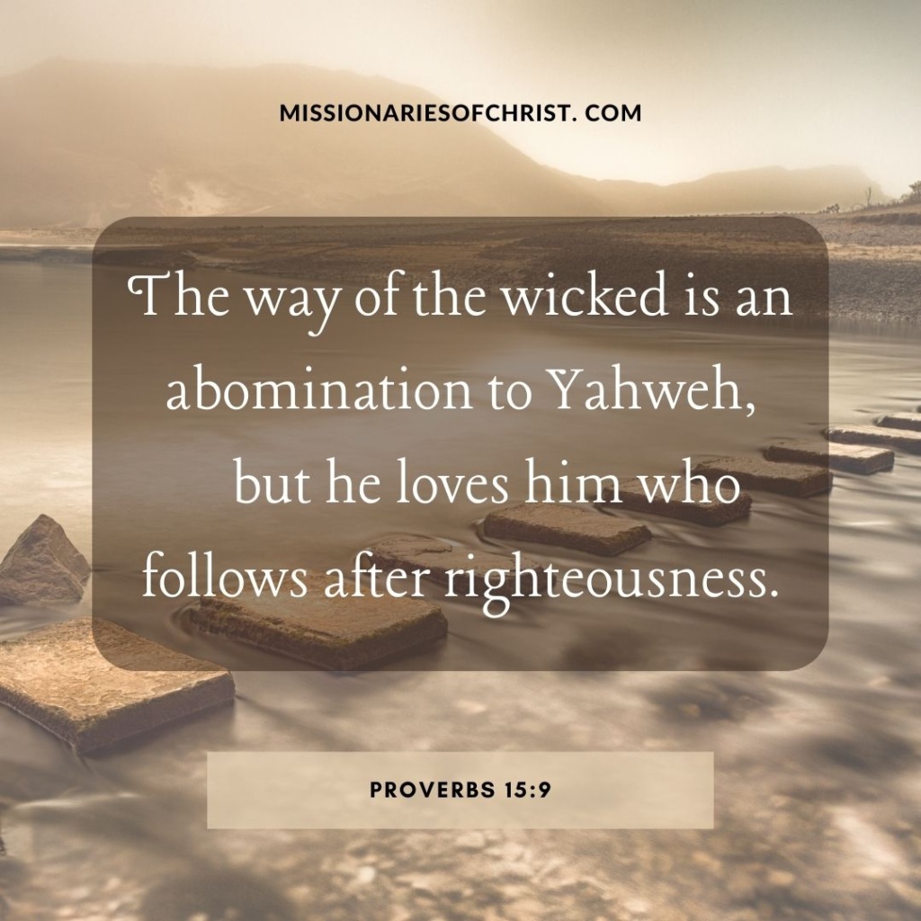 Bible Verses About Righteousness - Missionaries Of Christ - Catholic ...